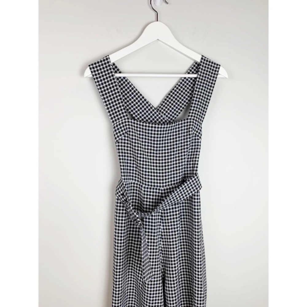 Capulet Paige jumpsuit in black gingham size small